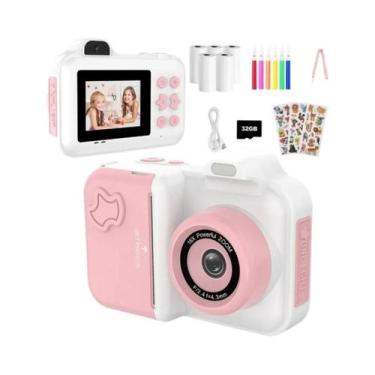 Imagem de Câmera Instantânea Para Crianças Com Impressão Digital Mini Câmera De 