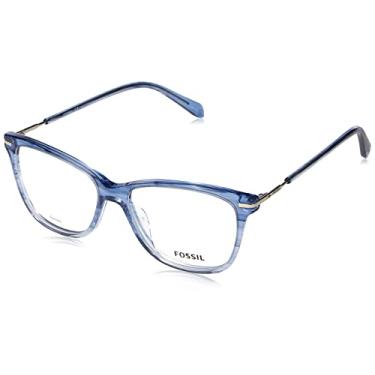 Imagem de Fossil Óculos de sol unissex, Chifre azul 38i/14, 48