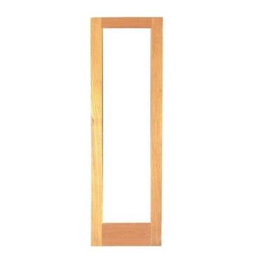 Imagem de Folha de Porta de Madeira Maciça Tauari 210x82x3,3 Panorâmica Jomadi