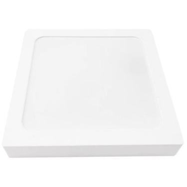 Imagem de Painel de led slim econômico de sobrepor 218X218mm 18W 6500K - Ourolux