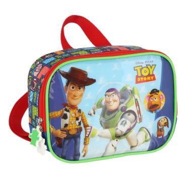 Imagem de Lancheira Termica Escolar Bolsa Porta Lanche Toy Story Verde