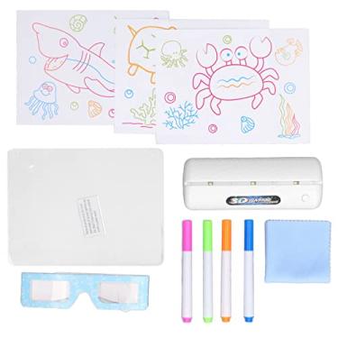 Imagem de aqxreight Ultimate Light Board DIY 3D Luminous Colorful Doodle Light Board para Crianças Crianças Dinossauro Dormem Uma Coleção de você e Atmosfera Luzes Calmantes Pinturas de Sono Próprias Macias