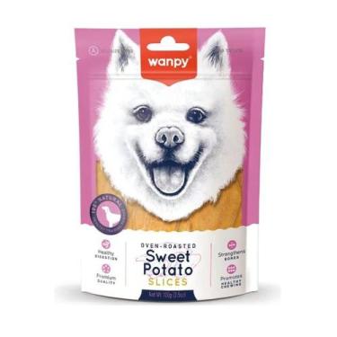 Imagem de Petisco para Cães Wanpy Fatias de Batata Doce 100g