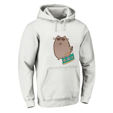 Imagem de Blusa Blusão Canguru Moletom Gato Gangster Agasalho Diversas Cores TropiCaos-Unissex