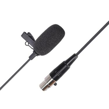 Imagem de ASHATA Microfone de Lapela de Lapela, Microfone Condensador Com Clipe Com Cabo XLR de 4 Pinos para Transmissor de Cinto Sem Fio, Alto-falantes para Apresentações de Palco, Emissoras