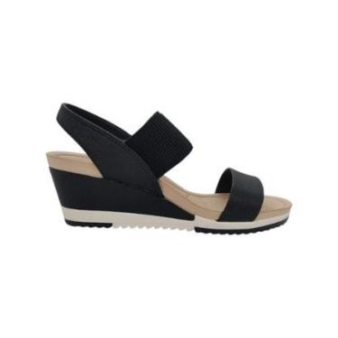 Imagem de Sandália Feminina Elástica Anabela Conforto Calce Fácil Ultra Modare 7123107-Feminino