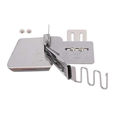 Imagem de Hemmer de costura 4 dobras, acessórios de encadernação de fita de aço inoxidável industrial para máquina de ponto fixo, máquina de costura controlada por computador, bainha de (28mm)