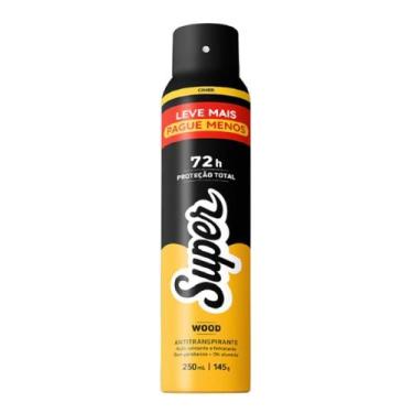 Imagem de Desodorante Antitranspirante Aerossol Cimed Super Wood 250ml