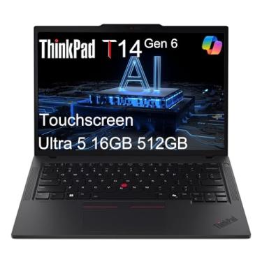 Imagem de Lenovo ThinkPad E14 Gen 4 35.6 cm FHD Touchscreen (Intel Core i5-1235U, 16GB RAM, 512GB SSD, 10-Core Beat i7-1165G7) Business Laptop, retroiluminado, FP, 1080P Webcam, moldura estreita, Win 11 Pro