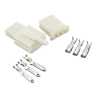 Imagem de AEHON 10 conjuntos/lote 2,8 mm 2/3/4/6/9 pinos automotivo 2,8 conector de fio elétrico macho fêmea kits de plugue de terminal de cabo motocicleta ebike carro (10 conjuntos de 3 pinos)