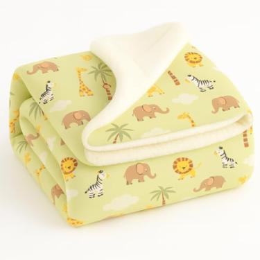 Imagem de Cobertor- Dupla face sherpa felpuda - Antialérgico(Safari Verde)