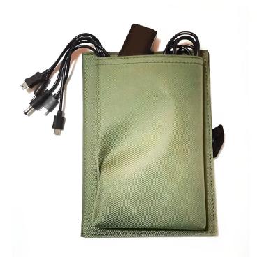 Imagem de Painel Solar Portátil Dobrável 7w 6v Carregador Celular Usb