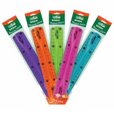 Imagem de Regua 30 cm leo&leo flexivel color