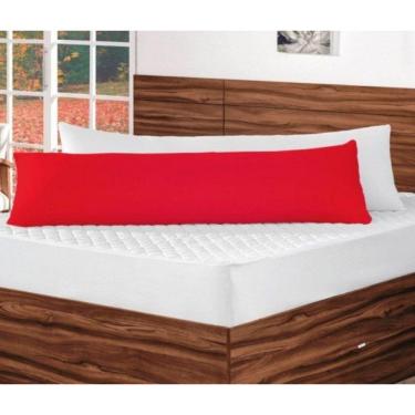 Imagem de Fronha Chuchão Com Zíper 01 Peça Vermelho Bordados Ricardo