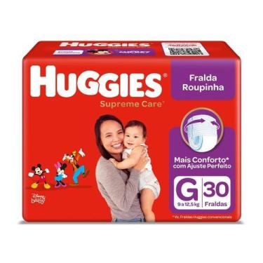 Imagem de Fralda Huggies Roupinha Supreme Care G 30 Unidades, G, 30