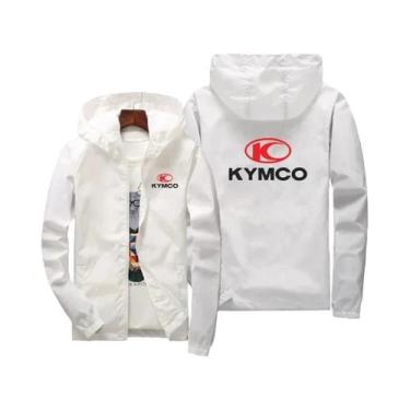 Imagem de Jaqueta Masculina Preta Slim Fit Com Zíper Casual Moda Outono Inverno 