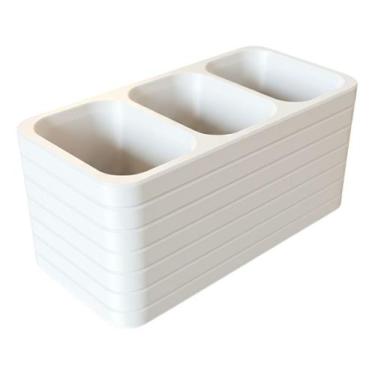 Imagem de Organizador De Controle Remoto 3 Divisórias Porta Objeto - Next 3D, Br