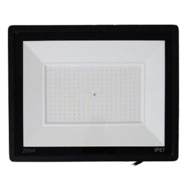 Imagem de Refletor led 200w 6500k branco frio mtx bivolt baixo consumo de energi
