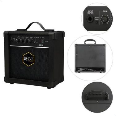 Imagem de Amplificador Guitarra Rove Music Gr15 Preto, BIVOLT