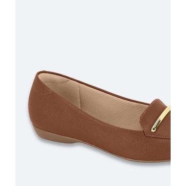 Imagem de Mocassim Loafer Feminino Modare Marrom-19039, Marrom, 34