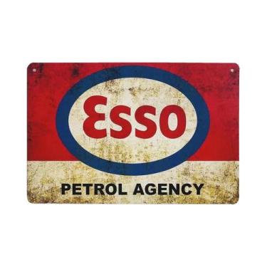 Imagem de Placas De Metal Vintage Decorativas De Parede Com Temática De Ferramen