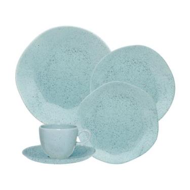 Imagem de Aparelho de Jantar E Chá 20 Pçs Oxford Ryo Blue Bay, Azul