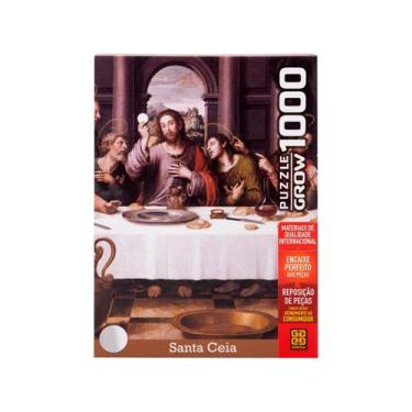 Imagem de Quebra Cabeça - Quebra Cabeça 1000 Peças Santa Ceia - Grow