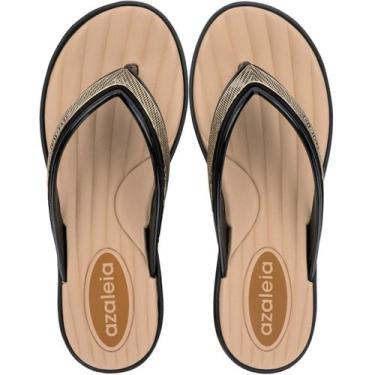 Imagem de Tamanco de Dedo Azaleia Emma Anabela Macia Feminino, Preto, 36