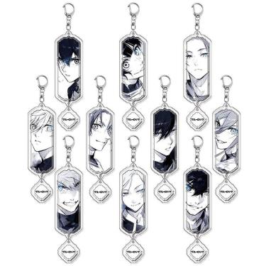Imagem de Conjunto de chaveiros Blue Lock Seishiro, Bachira e mais personagens