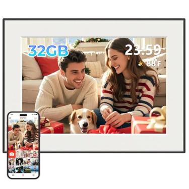 Imagem de CECGAN Porta-Retratos Digital Wifi De 32 Gb, Porta-Retratos Frameo De 10,1 Polegadas, Tela Sensível Ao Toque Ips Hd De 1280 X 800, Rotação Automática, Compartilhamento De Fotos/Vídeos Instantaneame