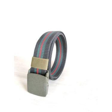 Imagem de Cinto Masculino OEM Largo de Nylon com Fivela em PVC Plástico 3 e 8 cm X 120 cm Preto c...