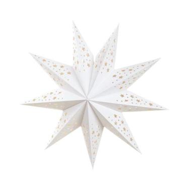 Imagem de Enfeite Pendente Estrela Feliz Natal Para Decoração De Árvore De Natal