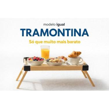 Imagem de Bandeja Café da Manhã na Cama Grande com Pé Dobrável Multiuso Forte In