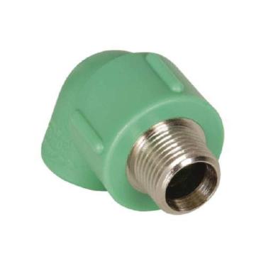 Imagem de Joelho 90° M-F PPR Inserto Metálico 25MM X 3-4`` para Água Quente e Fria Verde Amanco