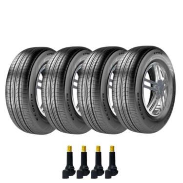 Imagem de Combo 4 Pneus Polo 195/55r16 Ecopia Ep150 Bridgestone + Bico