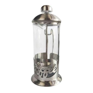 Imagem de Cafeteira Prensa Francesa Coffee 350ML em Vidro e Aço Inoxidável Transparente Show House