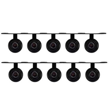 Imagem de COMP Kit 10 Câmeras de Ré Borboleta 12V 420 Linhas CR-130 - H-TECH
