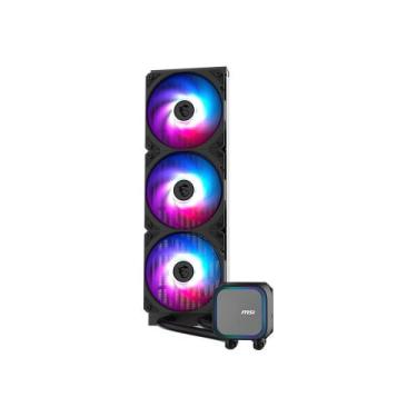 Imagem de Water Cooler MSI MAG Coreliquid A13, ARGB, 360mm, Intel e AMD, Preto -