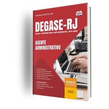 Imagem de Apostila Degase - Agente Administrativo - Apostilas Opção
