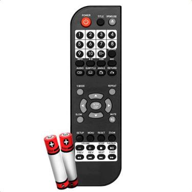 Imagem de Controle Remoto Compatível com DVD Mondial D05 D06 Pilhas - Linksky
