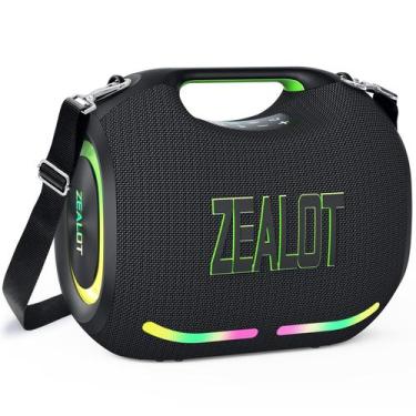 Imagem de Caixa de Som Bluetooth ZEALOT ZE01 120W Sem Fio com Graves Potentes pa
