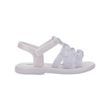 Imagem de Sandália Mini Melissa Luminous Infantil Original 37866 Cor:BrancoTaman