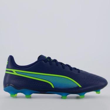 Imagem de Chuteira Puma King Match Campo Marinho, 37