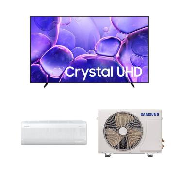 Imagem de Samsung TV 58" UHD 4K + Ar-condicionado WindFree AI 12.000 BTUs