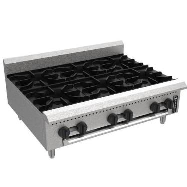 Imagem de Chapa 8mm a Gás 60cm para Preparo de Lanches Profissional - VENÂNCIO