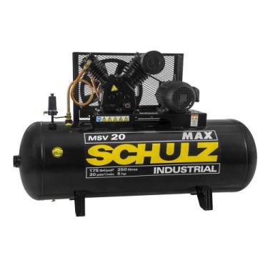 Imagem de Compressor de Ar 5cv 2 Polos - Max Msv 20/250l - 20 PCM - Trifásico 22