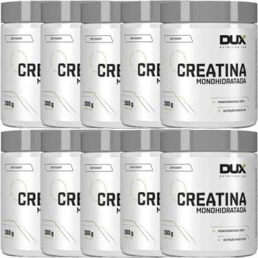 Imagem de Kit 10X Creatina Monohidratada - 300g Sem Sabor - Dux Nutrition
