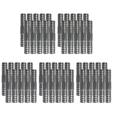 Imagem de Kit 50 Unidades Emenda Ar Condicionado Reta 12mm Alumínio - LETÍCIA AR