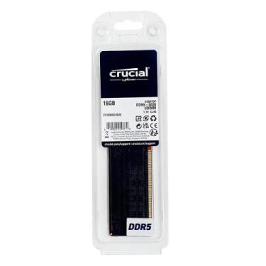 Imagem de Memória Crucial 16gb Ddr5 5600mhz Cl46 Ct16g56c46u5
