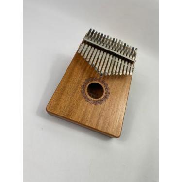 Imagem de Piano Kalimba 17 teclas castanho claro W-17T Cod 17677